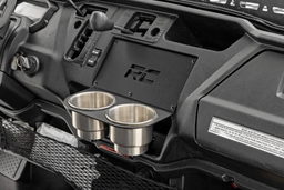 Dual Cup Holder for Honda Pioneer 1000 (2016-2025), view 3, Rough Country 92056