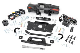 Honda Talon Winch Mount with 6500-Lb Synthetic Rope Winch, Rough Country 92062