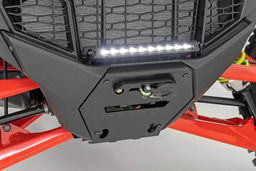 10-Inch LED Light Bar & 4500-lb Winch Kit for RZR Pro R (2022–2025), view 4, Rough Country 92063