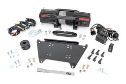 Polaris Ranger XP 1000 Winch Mount with 6500-Lb Winch, Rough Country 92066