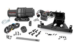 Front Winch Mount with 4500-Lb Winch for Can-Am Maverick X3, Rough Country 92068