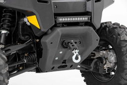 4500 lb Winch and Plate Kit for Can-Am Defender HD 8/HD 9/HD 10, view 2, Rough Country 92071