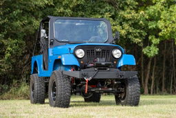 9500 lb Steel Cable Winch and Mahindra Roxor Winch Plate, view 3, Rough Country 92072