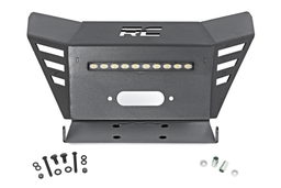 Winch Mount with 10 Inch Black Series LED Bar for Honda Pioneer 520, view 5, Rough Country 92078