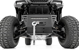 4500 lb Winch, Mount and LED Bar Kit for Honda Pioneer 520, view 3, Rough Country 92079