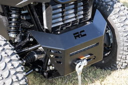 4500 lb Winch, Mount and LED Bar Kit for Honda Pioneer 520, view 6, Rough Country 92079