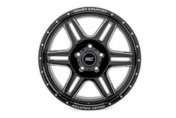 92 Series Wheel — Gloss Black with Milled Accents — Part 92180912, view 2, Rough Country