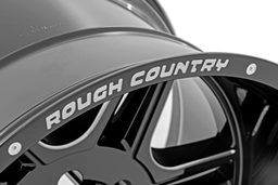 92 Series Wheel — Gloss Black with Milled Accents — Part 92201210, view 2, Rough Country