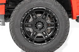 92 Series Wheel — Gloss Black with Milled Accents — Part 92201210, view 6, Rough Country