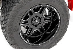 92 Series Wheel, Gloss Black with Milled Accents — Part 92201212, view 4, Rough Country