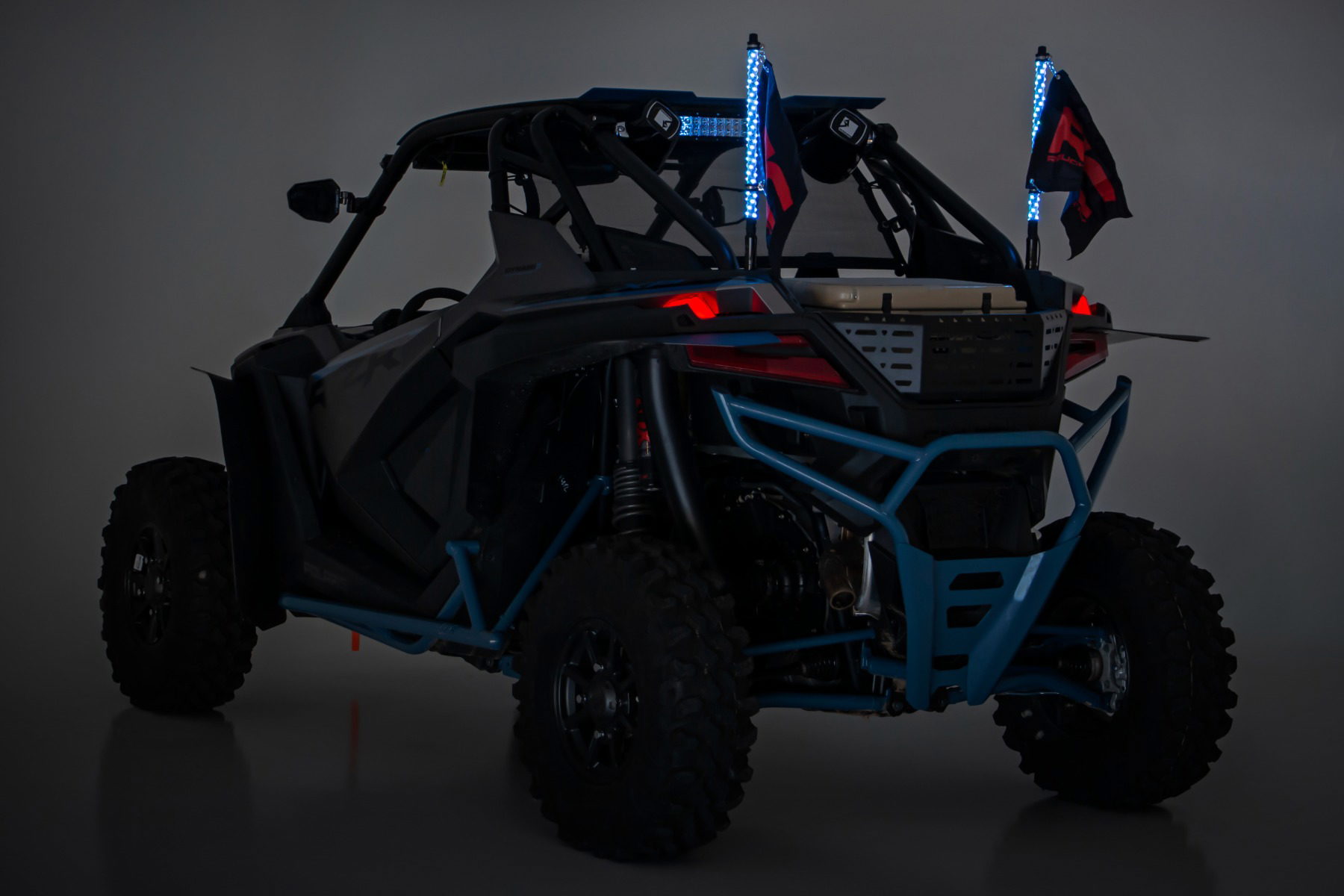 Rough Country 2-Foot LED Light Whip Kit — Pair with Wireless Remote