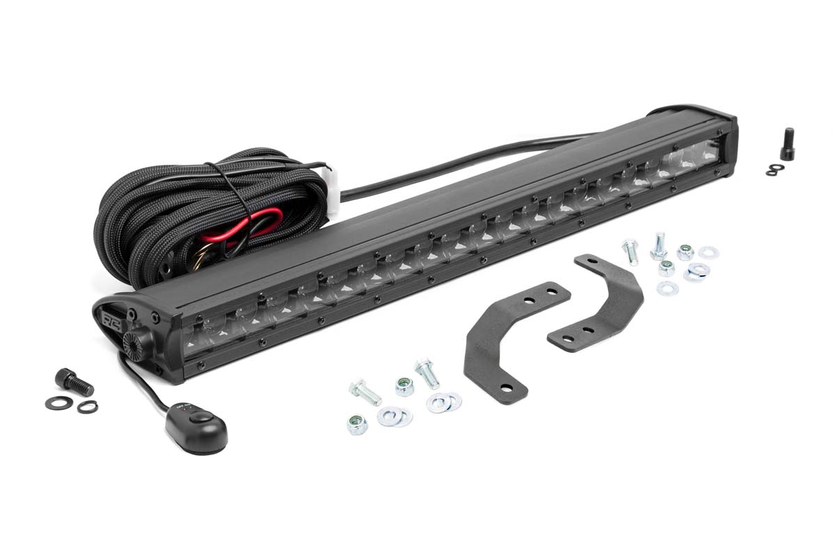 20-Inch LED Light Bar Under-Bed Kit for Polaris Ranger (2017-2025), Rough Country 93016