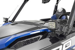 2-Inch Black Series LED Pod Kit for Polaris General (2016-2025), view 2, Rough Country 93025