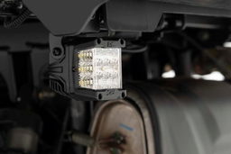 3-Inch Chrome Series LED Cube Light Kit for Polaris General, view 4, Rough Country 93032
