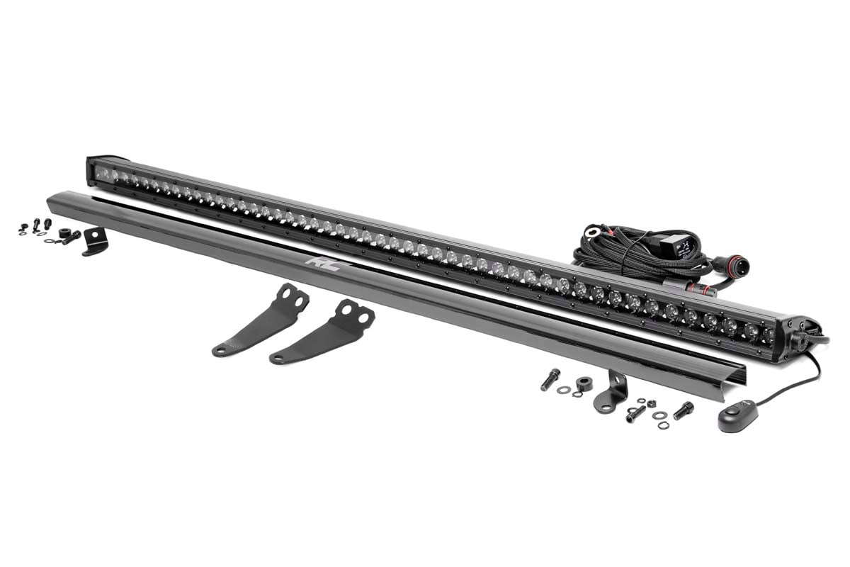 Rough Country 50-Inch Black Series LED Light Bar Kit for Polaris General 1000
