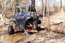 No-Drill Winch Mount for Polaris RZR XP 1000 and XP 4 1000, view 5, Rough Country 93042