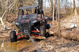 No-Drill Winch Mount for Polaris RZR XP 1000 and XP 4 1000, view 6, Rough Country 93042