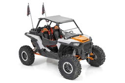 Whip Light Mount Brackets for Polaris RZR XP 1000 (2014-2025), view 3, Rough Country 93051