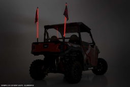 Whip Light Mount Brackets for Polaris RZR XP 1000 (2014-2025), view 4, Rough Country 93051