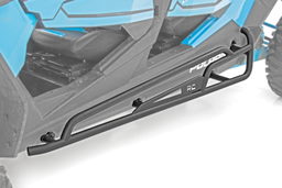 Rock Slider Kit for Polaris RZR 4-Seat Models (2014-2023) shown installed, Rough Country 93065
