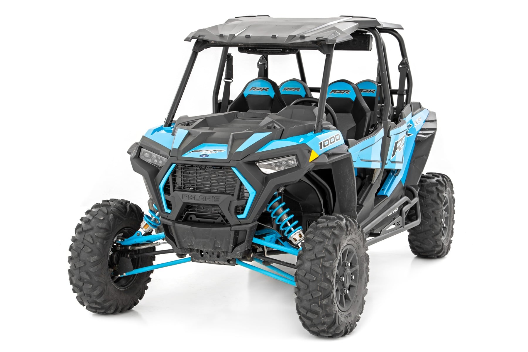 Rock Slider Kit for Polaris RZR 4-Seat Models (2014-2023), Rough Country 93065