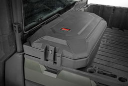 45.3-Liter Cargo Box with Lock and Wire Rope shown installed, Rough Country 93068