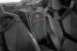 Center Storage Bag for Polaris RZR Pro R shown installed — Rough Country 93072