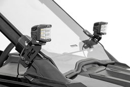 2-Inch Black Series LED Pod Kit for Polaris RZR PRO XP (2020-2025), view 2, Rough Country 93077