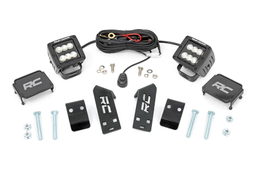 2-Inch Black Series LED Pod Kit for Polaris RZR PRO XP (2020-2025), Rough Country 93077