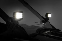3-Inch Chrome Series LED Pillar Kit for RZR PRO XP (2020-2025), view 6, Rough Country 93078