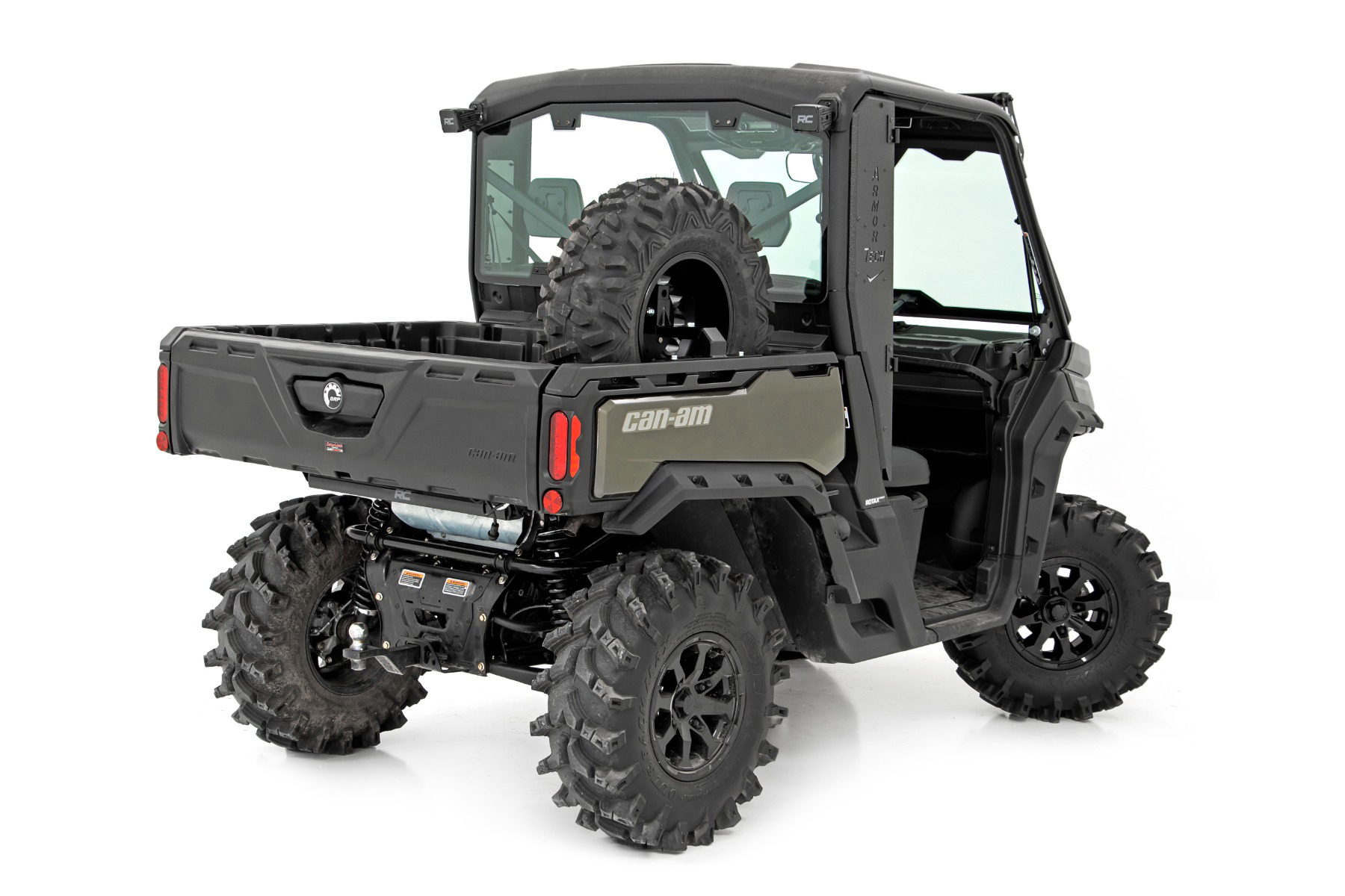 Rough Country Side-Mount Spare Tire Carrier for UTV Beds