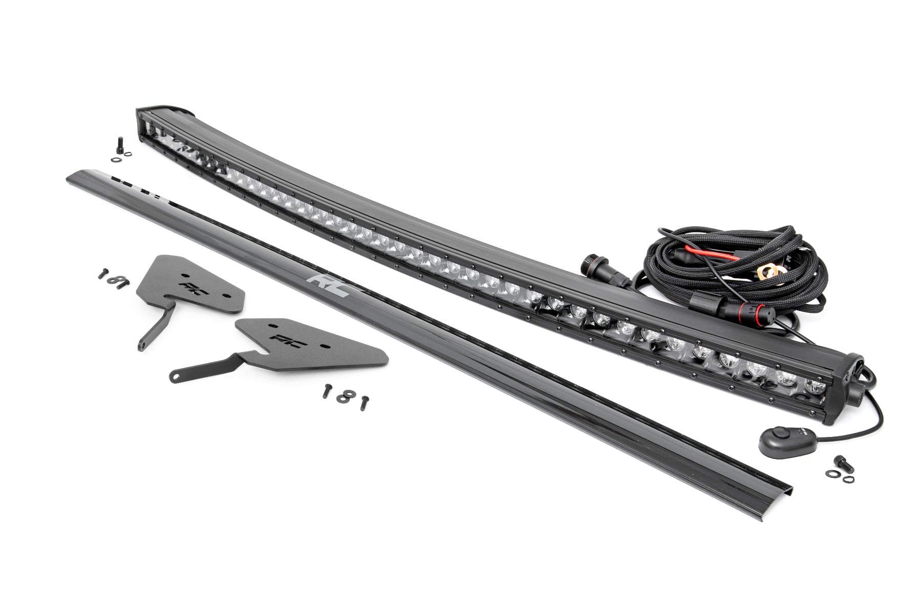 Curved 30-Inch LED Light Bar Kit for Polaris RZR Turbo S — Rough Country 93111