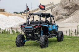 Tubular Rear Bumper for Polaris RZR XP 1000, view 4, Rough Country 93118