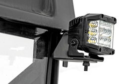 Rear Cage Mount LED Flood Pod Kit for Polaris Ranger (2013-2025), view 5, Rough Country 93145