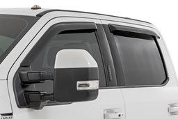Rough Country Side Window Deflectors 931524 shown installed