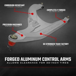 Forward Offset Aluminum Control Arms for Polaris Ranger XP 1000, view 5, Rough Country 93155