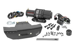 4500 lb Winch and Mount Kit for Polaris RZR Turbo S4, Rough Country 93156