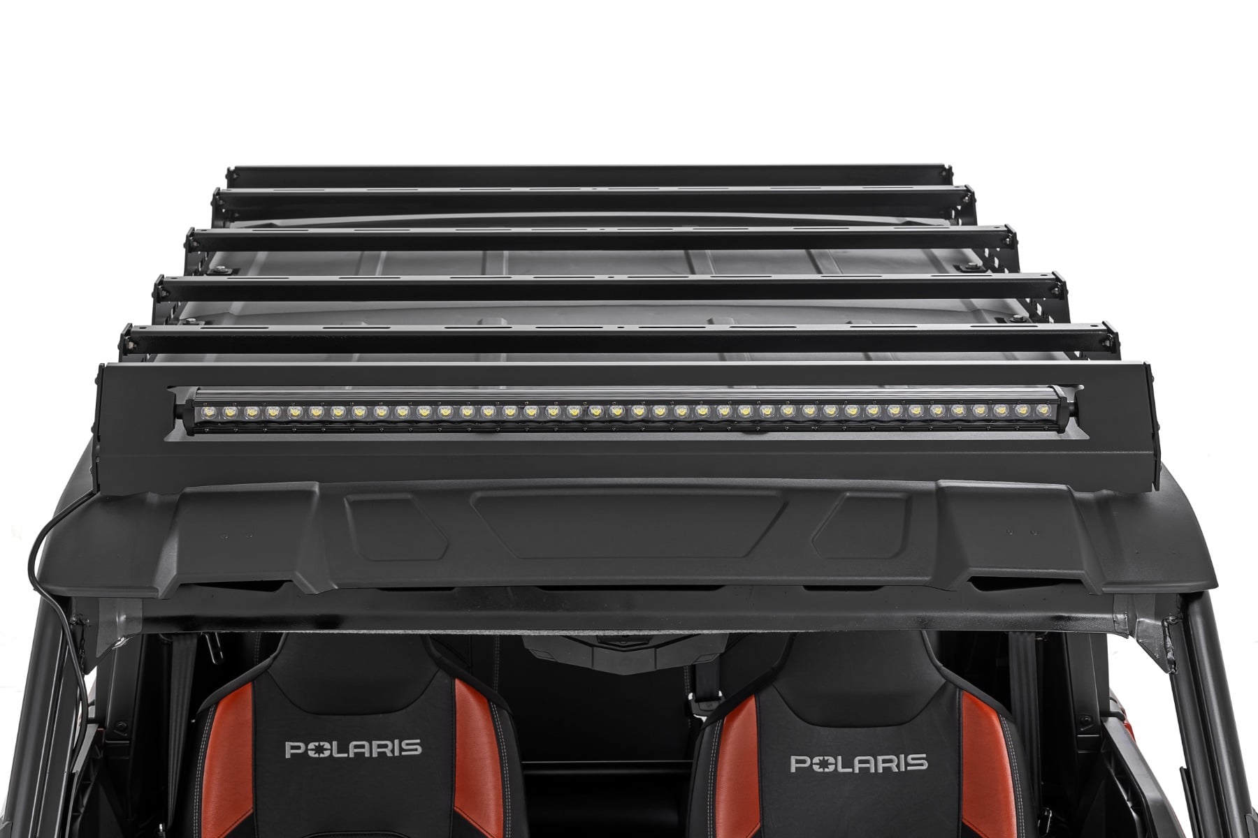 Roof Rack with 40-Inch LED Light Bar for Polaris XPEDITION ADV 5, Rough Country 93173