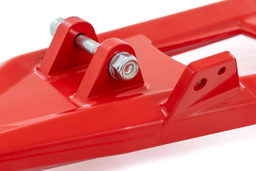 Red Forged Aluminum Control Arms for Polaris Ranger XP 1000, view 3, Rough Country 93174RED