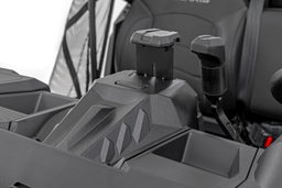 Center Console Storage Box with Tablet Holder for Polaris Ranger, view 3, Rough Country 93175