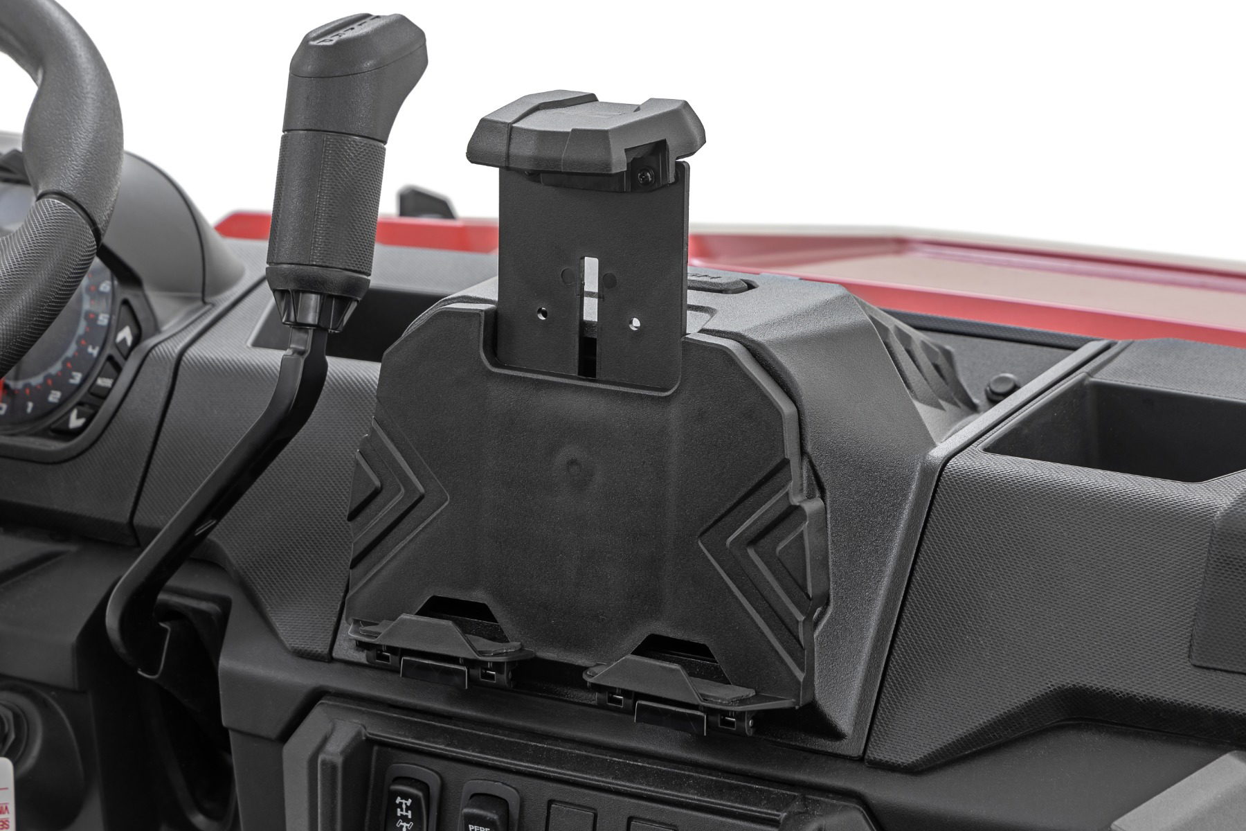 Rough Country Center Console Storage Box with Tablet Holder for Polaris Ranger