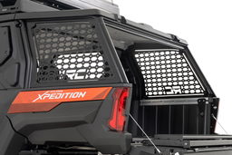 Rear Side Window MOLLE Panels for Polaris Xpedition ADV 5 shown installed, Rough Country 93177