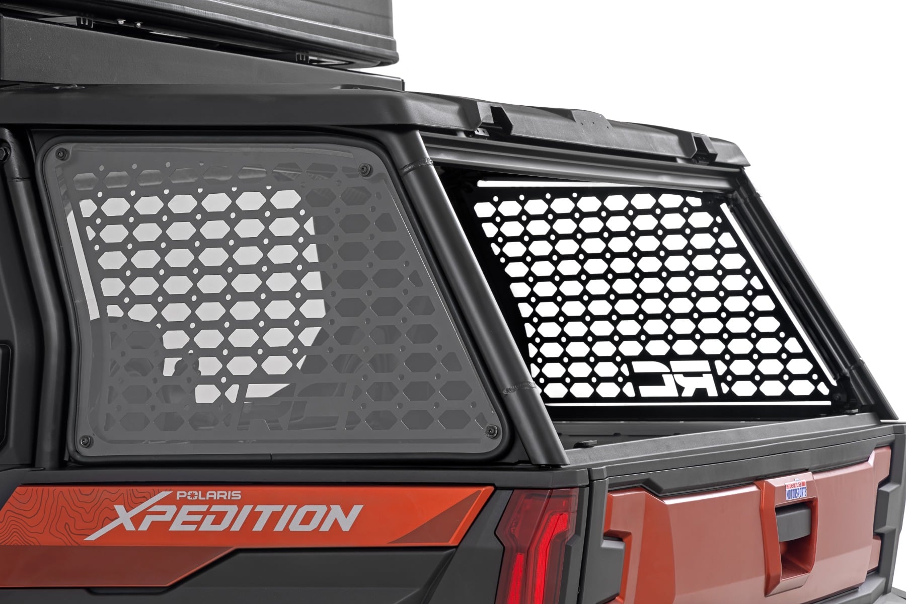 Rear Side Window MOLLE Panels for Polaris Xpedition ADV 5, Rough Country 93177