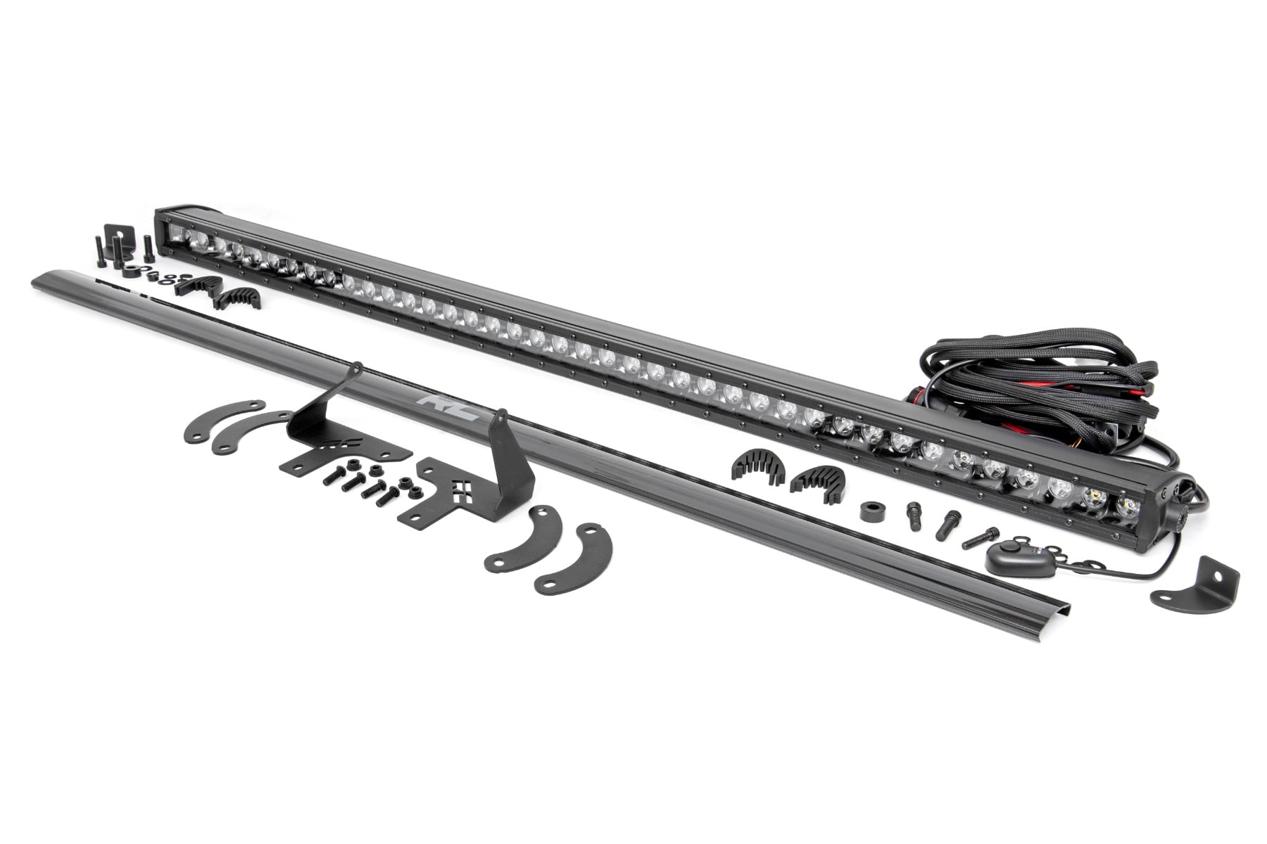 Rough Country 40-Inch Black Series LED Light Bar Kit for Polaris RZR XP 1000