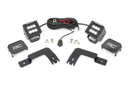2-Inch Black Series LED Cube Kit for Polaris XPEDITION (2024–2025), Rough Country 93188