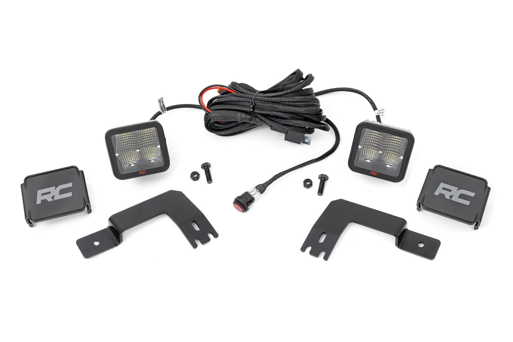 Rough Country 2-Inch Spectrum Series LED Pod Kit for Polaris XPEDITION