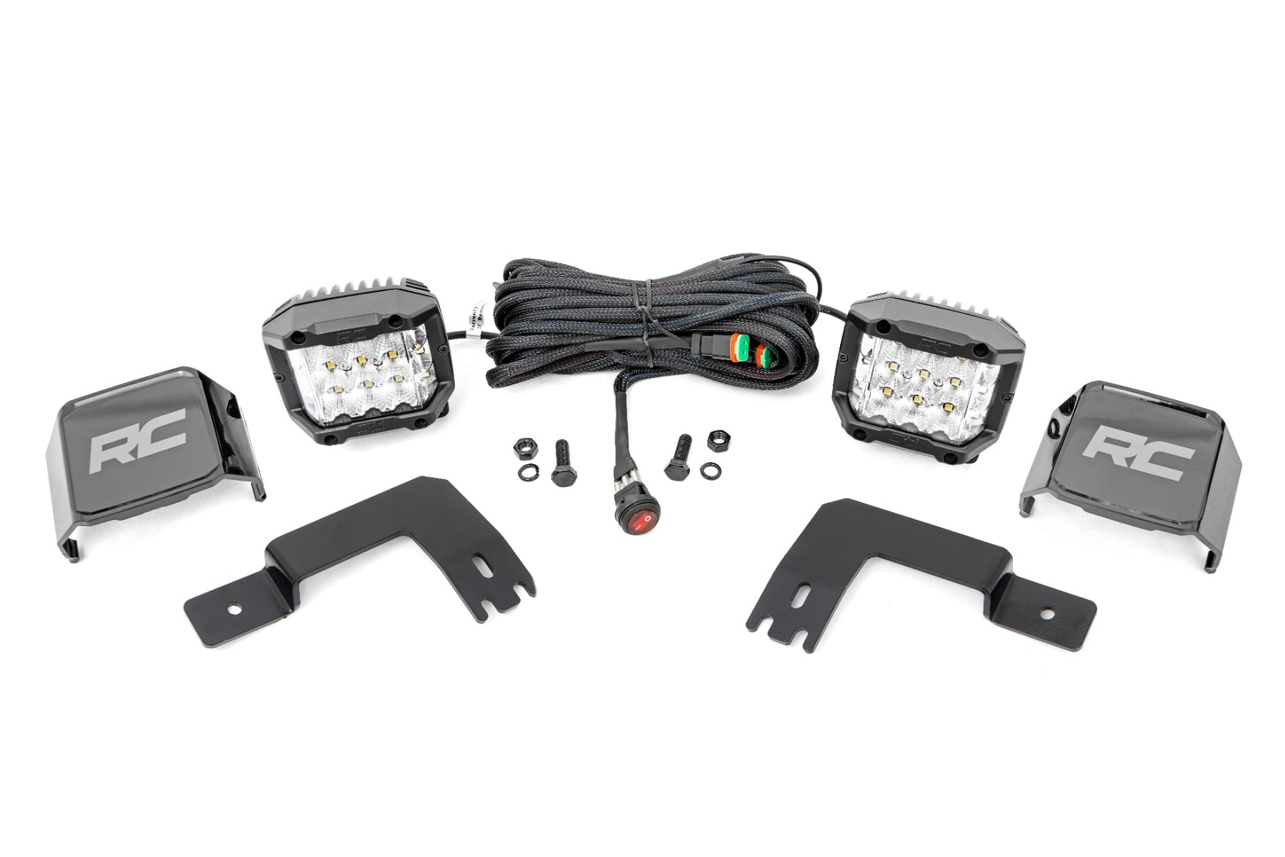 Rough Country 3-Inch LED Cube Under-Bed Kit for Polaris XPEDITION