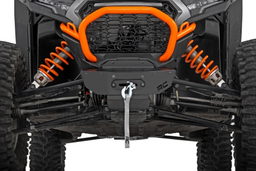 Polaris RZR XP 1000 Winch Mount with 6500 lb Winch, view 3, Rough Country 93206