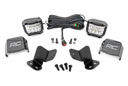 3-Inch Chrome Series LED Light Kit with Rear Mount for Segway 570, Rough Country 93215