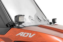 2-Inch Black Series LED Pod Kit for Polaris XPEDITION (2024-2025), view 2, Rough Country 93302
